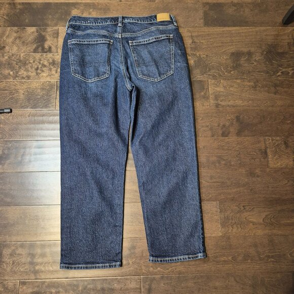 American Eagle Super High-rise Ankle Straight Leg Jeans Size 12 - Picture 8 of 15